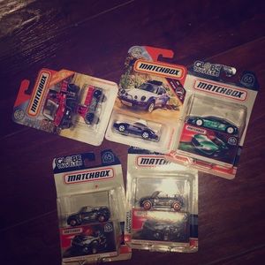 Match Box Toy Cars Lot Of 5